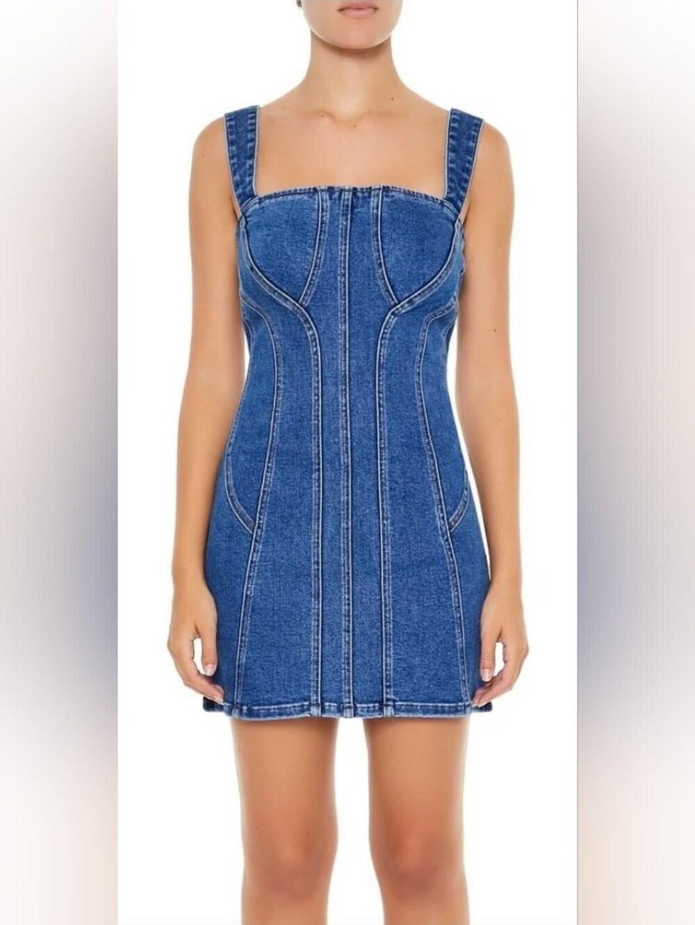 Denim Mini Dress XL
